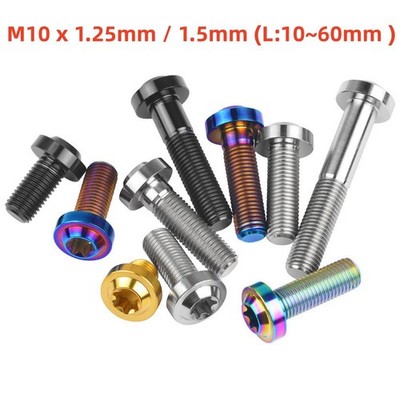Titan Schraube M10 X1.25mm/1.5mm Torx Kopf Schraube Für Motorrad Modifikation
