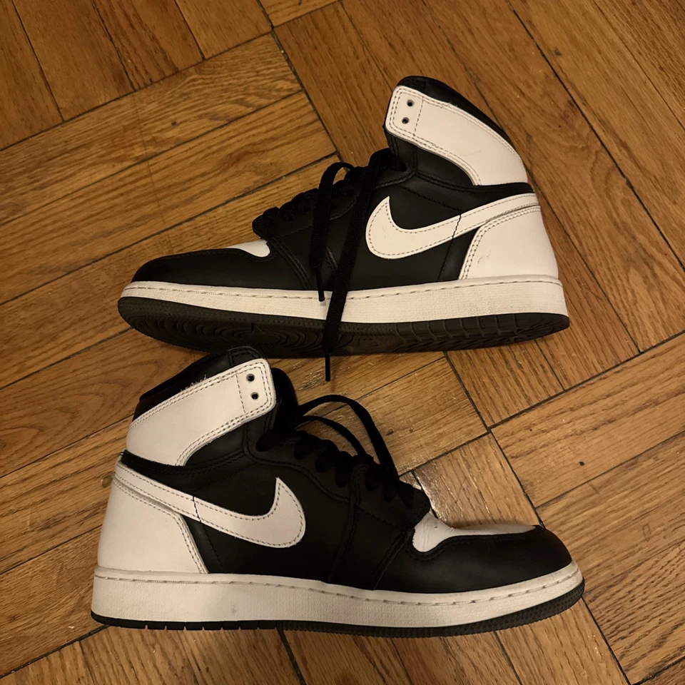 Jordan 1 Retro '85 OG Alto Negro/Blanco-Blanco 6.5 Y ¡NUEVO EN CAJA! Foto 2 de 4