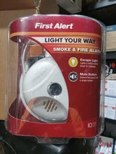 3PACK First Alert Smoke & Fire Alarm Industrial & Residential w/Escape Light