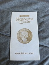 Forgotten Realms Baldurs Gate Quick Reference Card - Good Shape