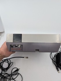 Nintendo Entertainment System NES Console Gray (NES-001) RF Switch & Power Cords