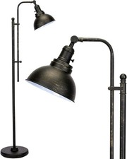 Floor Lamp for Living Room, 65'' Tall Industrial Floor Lamp, Adjustable Heigh...