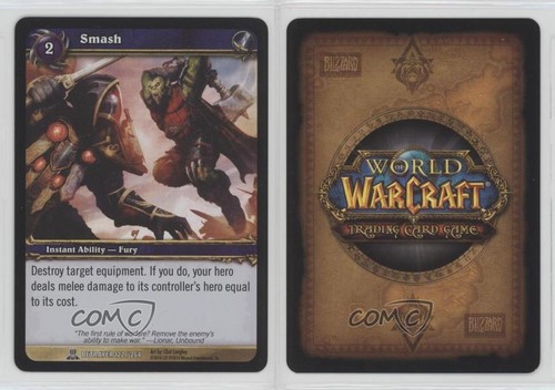 2010 World of Warcraft TCG: Archives Reprint Foil Smash #122 b7o - Picture 3 of 3