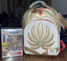 Loungefly Backpack & Funko Pop She-Ra 2022 Wondercon SHARED Exclusive In Hand