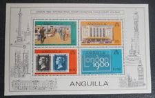 Anguilla 1980 London International Stamp Expo MNH