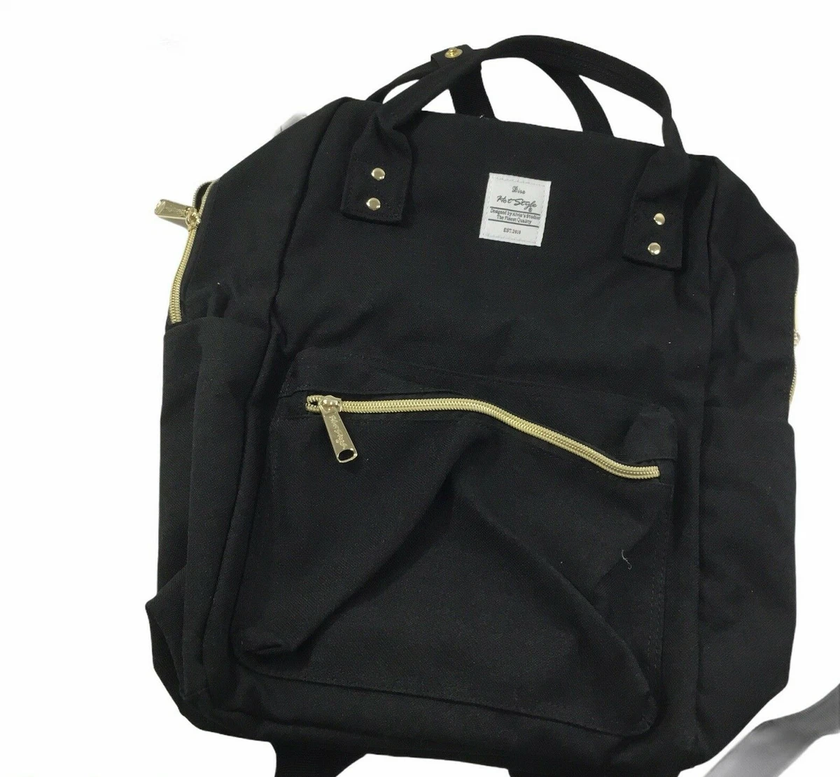Chic cheap black backpack