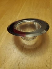 Steel Sink Strainers Kitchen Sink 4.5" Outer 2.75" Inner 1" Deep
