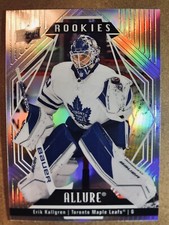 2022-23 Upper Deck Allure Hockey Rookies Erik Kallgren #115 Toronto Maple Leafs
