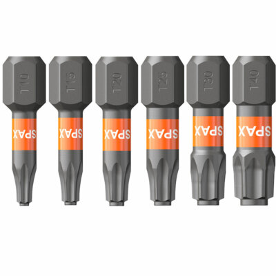 SPAX Bit T-Star plus  T10, T15, T20, T25, T30, T40 für Spaxschrauben