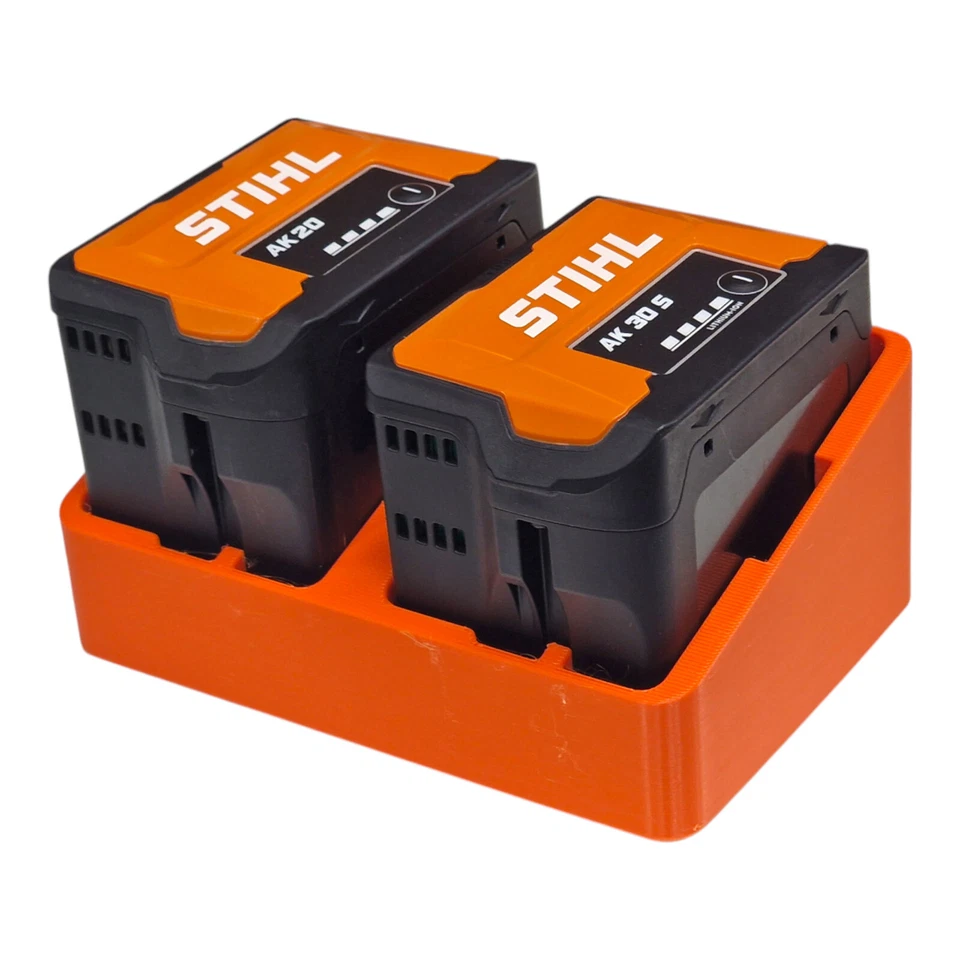 ILAB-CREATIONS Akkuhalterung Wandhalterung für 2x STIHL Akku AK10 AK20 AK30S
