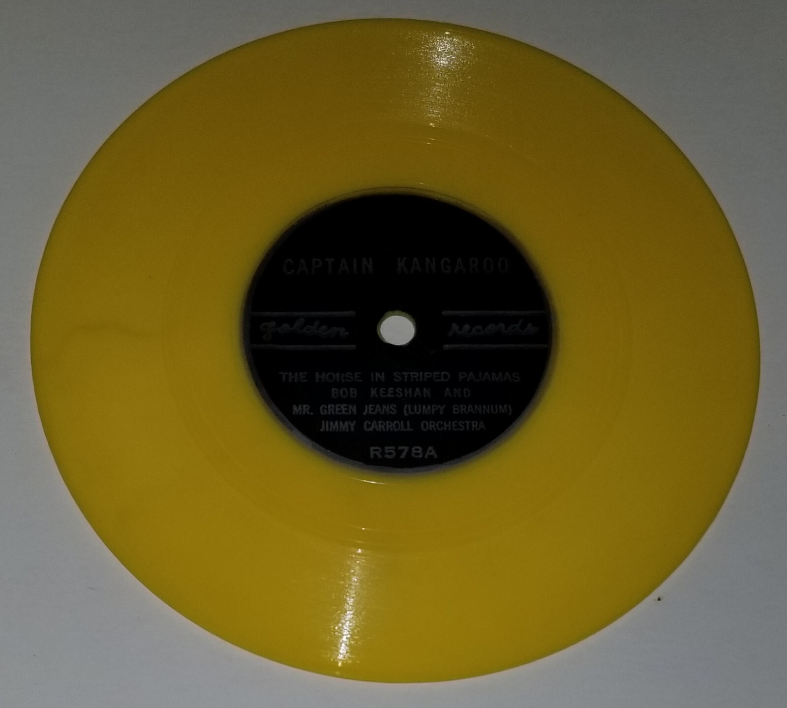 Captain Kangaroo & Mr. Green Jeans Horse in Striped Pajamas 78 RPM