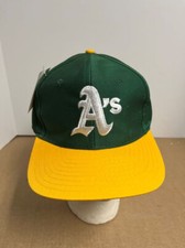 Oakland Athletics A's MLB Vintage Snapback Twill Hat Cap Official Licensee Tag