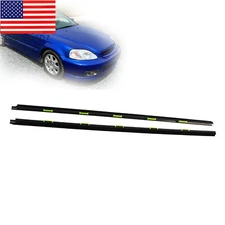 L+R Door Window Weather Molding 72410-S03-003 For HONDA CIVIC EK 1996-2000