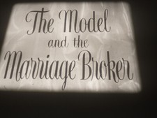 vintage 16mm film reel - The Model  The Marriage Broker 1951 , black  white
