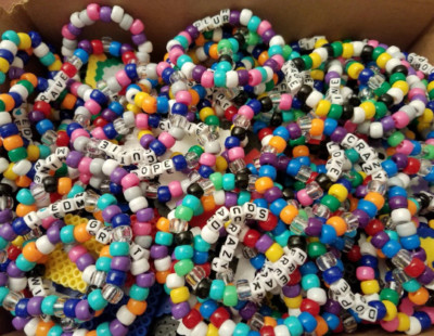 20 Random Rave Kandi Bracelets - EDM RAVE KANDI PLUR 