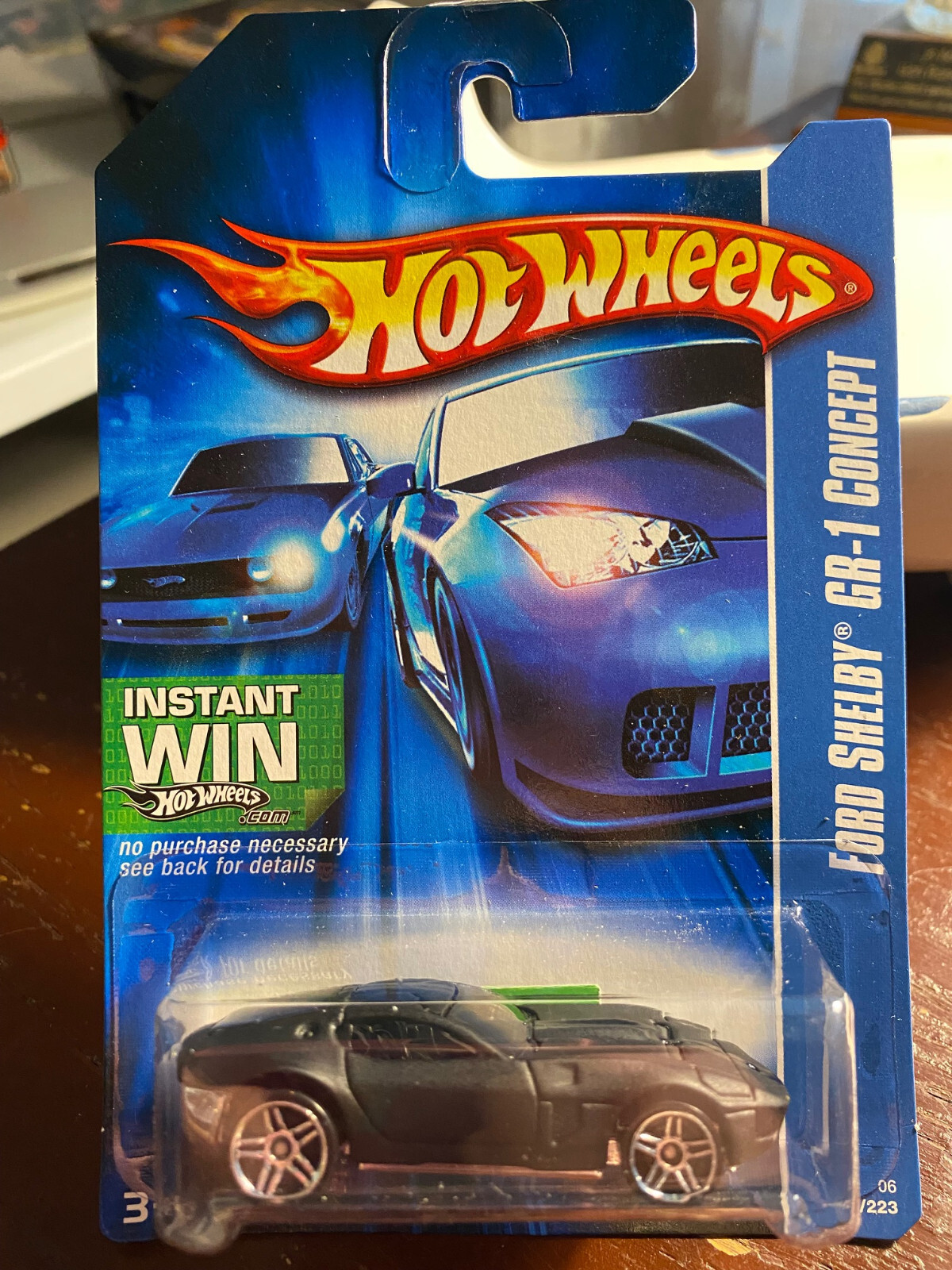Hot Wheels 2006 Ford Shelby GR-1 Concept Matte Black