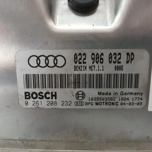 022906032DP Centralita Motor Uce para AUDI TT COUPE/ROADSTER (8N3/8N9) 3755549 - Imagen 4 de 10