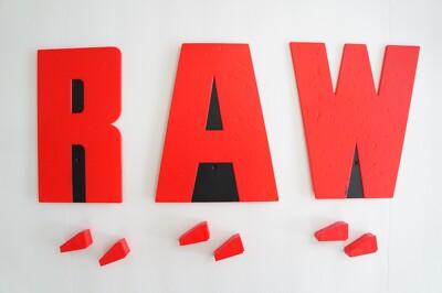 Raw Letters WWE Mattel Elite Raw Stage Letter Set Complete (30th Anniversary Target ...
