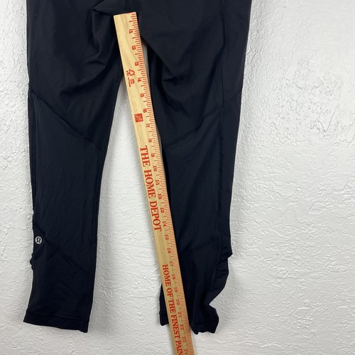 Lululemon Women's Speed Tight Ruched Leggings Size 6 Black - Picture 12 of 13