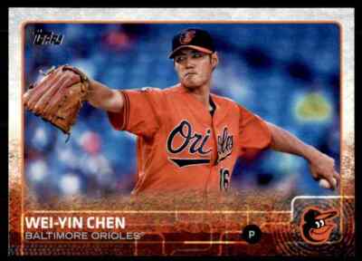 2015 Topps Series 2 Wei-Yin Chen  #582 Baltimore Orioles