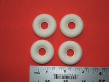 Arcade Hubley REAL RUBBER Antique Iron 1 3/8" white slip on tire NOT SILICONE