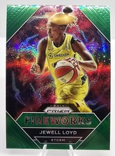 2021 Jewell Loyd Panini WNBA Prizm Fireworks Green Prizm #14