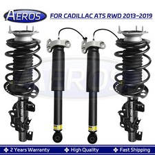 4X Front Rear Shock Struts Assembly w/ Electric Fit 2013-2019 Cadillac ATS RWD