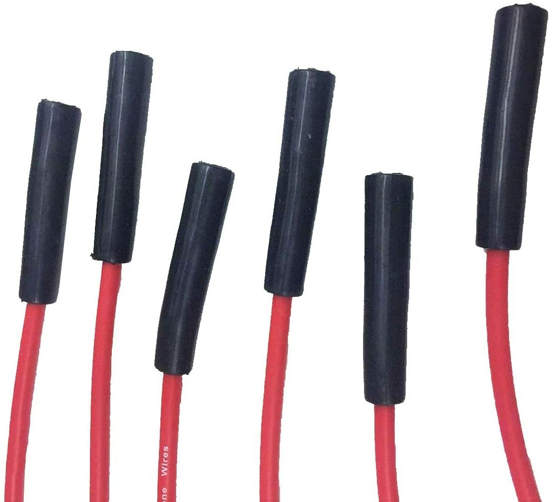 AMC JEEP INLINE 6 CYLINDER 232 258 HEI DISTRIBUTOR RED SPARK PLUG WIRES CJ5 CJ7 eBay