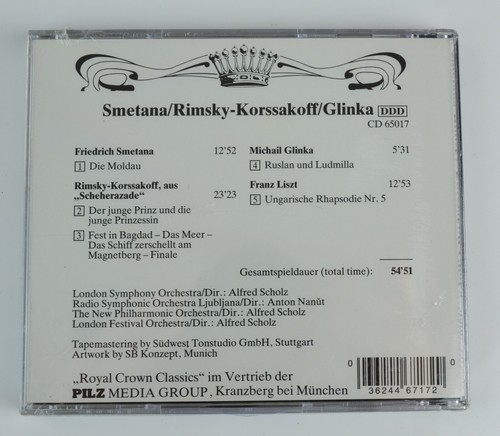 Royal Crown Classics Die Moldau Und Andere Symphonische Dichtungen Audio (CD) - Imagen 4 de 6