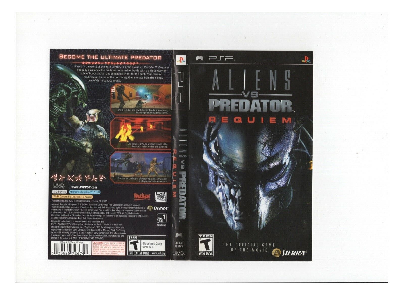 Aliens Vs Predator Requiem PSP Gameplay HD 