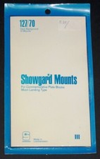 Showgard Stamp Mounts 127x70mm Black Background (Qty 10)