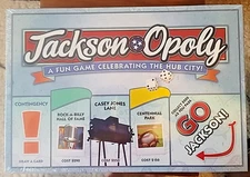 Jackson Opoly TN  Late For The Sky Board Game, Full Set NEW