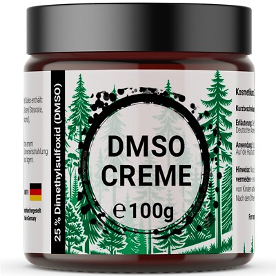 100g DMSO Creme Dimethylsulfoxid Ph. Eur. Reinheit Basiscreme im Glastiegel