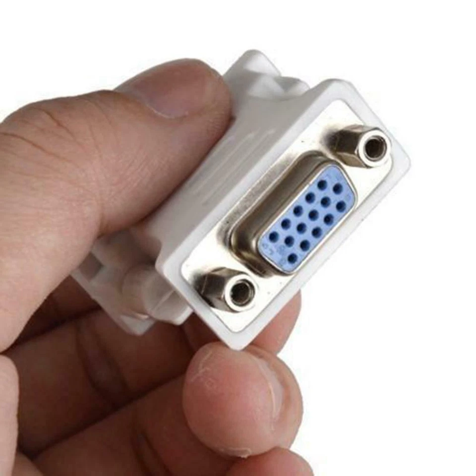 DVI-D Male to VGA Female Converter Adapter 24+1 Dual Link 15 Pin for PC - Image 3 of 3