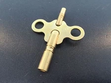 Brass Double End Clock Key Size 6/1