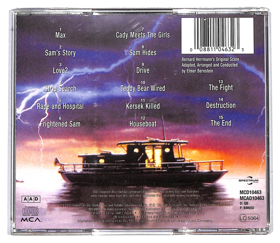 EBOND Bernard Herrmann , Elmer Bernstein - Cape Fear (Soundtrack) - CD
