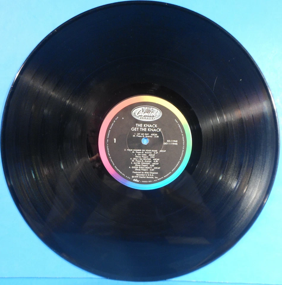 THE KNACK GET THE KNACK LP 1979 ORIGINAL "MY SHARONA" GREAT CONDITION! VG+/VG!!B - Image 4 of 4