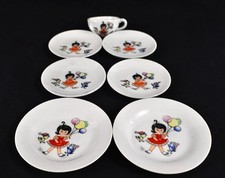 Vintage Kids Porcelain Toy Dish Set