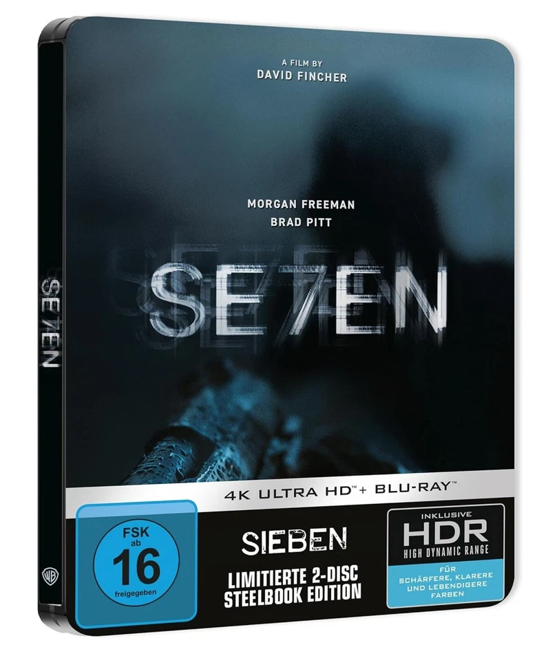 Sieben (1995)[4K Ultra HD Blu-ray & Blu-ray im Steelbook/Neu/OVP] David Fincher - Bild 1 von 4