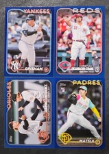 2024 Topps Update Series ROYAL BLUE Parallels You Pick the Card - READ