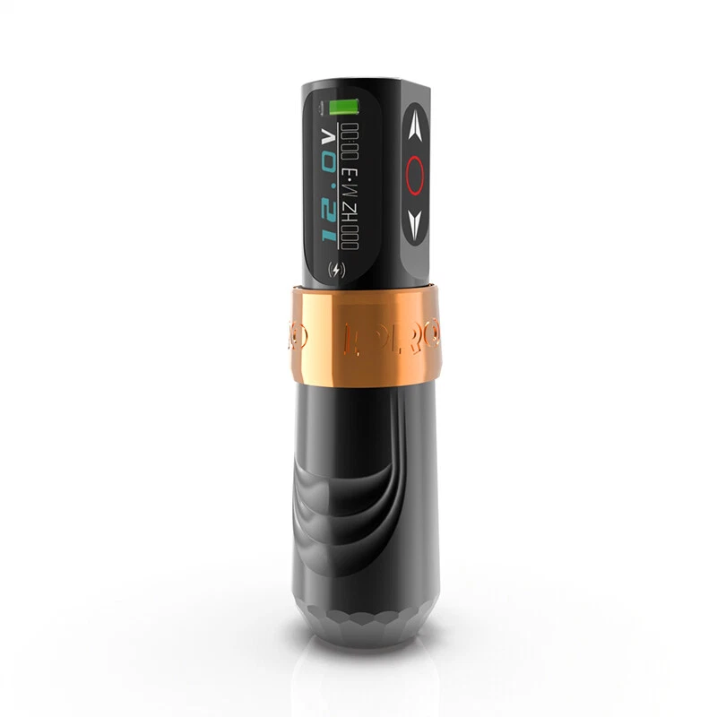 YILONG PRO Wireless Tattoo Machine Gun Professional Pen w/4.0mm Stroke+2 Battery image 15