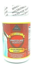  BLOOD PRESSURE SUPPORT -  PRESSURE PERFECT -  NATURAL PROTECTION 90 Caps by TLC