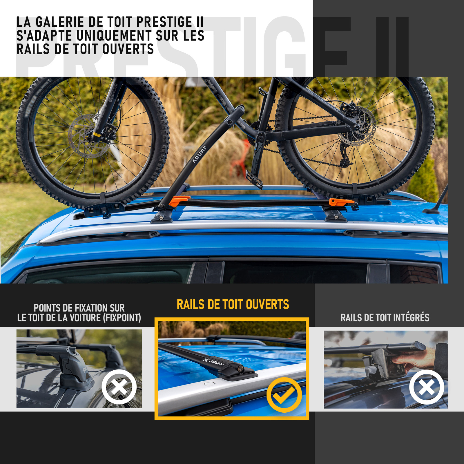 Barres De Toit Transversales Pour Volkswagen Touran (2003-2015) - Marque TURTLE - Neuf 2 Ans Garantie