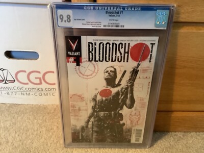 Bloodshot #1 1:20 Aja Variant CGC 9.8 NM/MT White Valiant VEI Sweirczynski