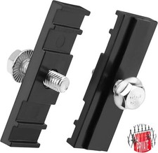 12pcs Chain Link Fences Signs Mounts Fastener Brackets Clips with Stainless