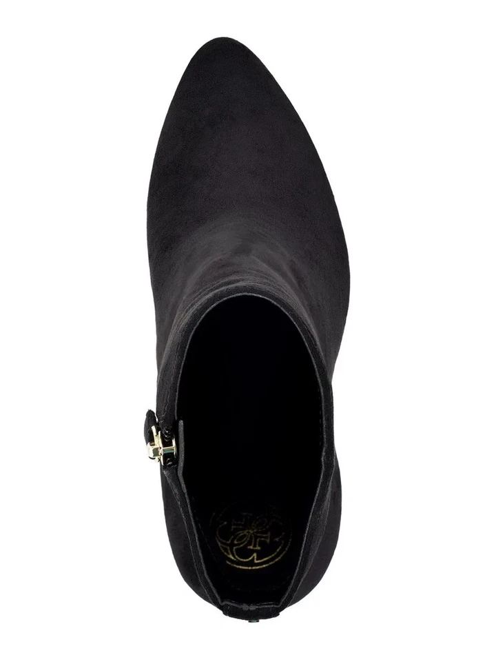 GUESS Botines  37 Ankle Boots TABARE black suede heel women's NIB - Imagen 3 de 4