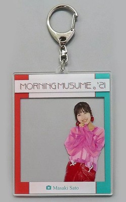 Schlüsselanhänger Morning Musume '21 Masaki Sato Acryl, Rahmenstil, 100 mm