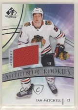 2020-21 Upper Deck SP Game Used Authentic Rookies Silver Jersey Ian Mitchell n1u