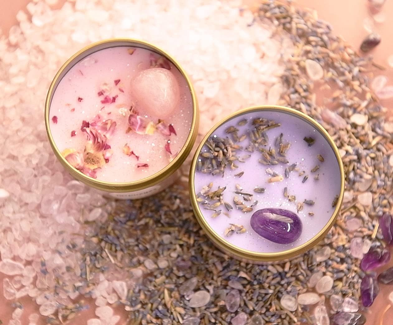 Candles Gift Set for Women Aromatherapy 2 Pack, Crystal-image