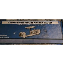 Chrome Wallmount Faucet
